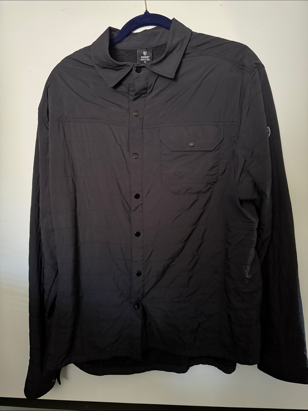 Kuhl- Men's Lightweight Black Button-Up Jacket